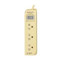 ราคา ปลั๊กไฟ Anitech TIS Plug 3 Way 1 Switch 3M H1233 (20007911394)