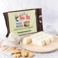 ราคา You Yee Swiss Chocolate Compound สวิสช็อคโกแลตคอมพาวด์ ไวท์ช็อกโกแลต สตรอว์เบอร์รี่ ยูยี 1kg (22025695639)