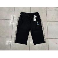 ราคา กางเกงขาสั้น 3 ส่วน ผ้ายืดเกาหลีแต่งแถบเนื้อผ้านิ่มยืดใส่สบายเอวมีเชือกรูดกระเป๋า2ข้าง สีดำ (22214724143)
