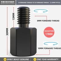 ราคา อะแดปเตอร์กระจกรถจักรยานยนต์ Spirit Beast Kaca Spion Motor พร้อมยกสกรูเหล็กสกรูสแตนเลสการตกแต่งด้วยสีของตกแต่งงานปาร์ตี้ Moto แต่งรถ (20317635787)