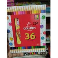 ราคา colleen ดินสอสีไม้ คอลลีน สี 2 หัว สีไม้ ดินสอสี สีไม้คอลลีน (16630395194)