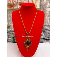 ราคา สร้อยคอพญานาค จี้พญานาคพลอยสี พญานาค 2เศียร เครื่องประดับพญานาค (18481497338)