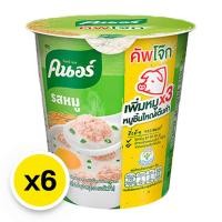 ราคา คนอร์ คัพ โจ๊กกึ่งสําเร็จรูป รสหมู 32 ก x 6 (21035865058)