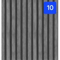 ราคา วอลเปเปอร์ กาวในตัว ลายไม้ระแนงสีเทา กว้าง 45 ซม ยาว 10 เมตร กันน้ำ No 010 (22312099891)