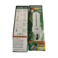 ราคา หลอดตะเกียบ หลอดประหยัดไฟ MINI LYNX ECONOMY 20W E27 SYLVANIA หลอดไฟ หลอดประหยัดไฟ 3U ขั้ว E27 แสงวอร์มไวท์ (20451151679)
