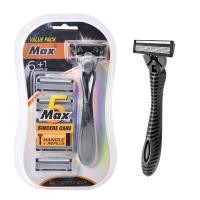 ราคา พร้อมส่ง Max Value Pack มีดโกนหนวด 5 ชั้น แพ็ค 1 ด้าม 6 หัวใบมีด 5 ชั้น (22209150730)
