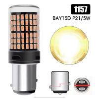 ราคา 1Pcs หลอด ไฟเลี้ยว LED 1156 T20 7440 7443 1157 144 1156 T20 1157 7440 12V 36V PY21W P21W (21418951427)