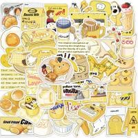 ราคา พร้อมส่ง IKEA INS yellow Series sticker สติกเกอร์กันน้ำรูปแบบที่แตกต่างกัน JAPAN 50ชิ้น (22091871707)