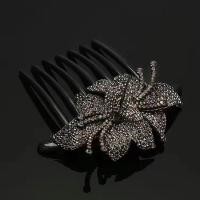 ราคา KARIDE อุปกรณ์เสริมสำหรับเจ้าสาว สง่างามเรียบหรู สปาร์กลิง คลิปหนีบผม สำหรับผู้หญิง แต่งงานในงานแต่งงาน อุปกรณ์เสริมผม สำหรับเจ้าสาว กิ๊บติดผมสไตล์เกาหลี กิ๊บติดผมเพชร หวีผมดอกไม้ เครื่องประดับแฟชั่นเ