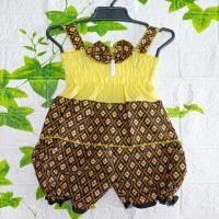 ราคา ชุดไทยเด็กผู้หญิงอกสม๊อก 5สี 6 10กิโล ใส่เล่นสงกรานต์ ปีใหม่ ลอยกระทง ผ้ามันลื่นๆ ใส่สบาย ไม่ร้อน ไม่ระคายเคือง (12673161486)