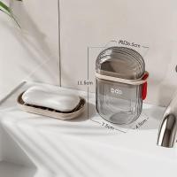 ราคา Bessant ที่ใส่สบู่ก้อนสำหรับพกพา กล่องสบู่ ทรงสี่เหลี่ยม สองชั้น สไตล์มินิมอล สําหรับใส่สบู่ (22324087207)