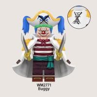 ราคา Boa Hancock จระเข้ Donquixote Rosinante Jinbe Dracule Mihawk Buggy อะนิเมะบล็อกตัวต่อของเล่น WM6190 (22380195535)