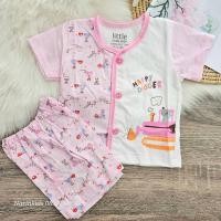 ราคา sale 2 อัพเดทลายใหม่ ชุดแขนสั้นแรกเกิด 3เดือน little home baby cotton 100 (22024104263)