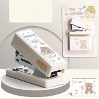 ราคา แม็กเย็บกระดาษพกพา เครื่องเย็บกระดาษขนาดเล็ก ลายการ์ตูนน่ารัก พร้อมลูกแม็ก พร้อมส่งในไทย (21458761564)