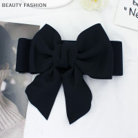 ราคา BEAUTY FASHION เข็มขัดคาดเอวโบว์ขนาดใหญ่สำหรับผู้หญิงเข็มขัดคาดเอวยางยืดกว้างสำหรับเสื้อผ้าเด็กผู้หญิงอุปกรณ์เสริมเข็มขัดชุดเดรสผู้หญิง (21386482286)