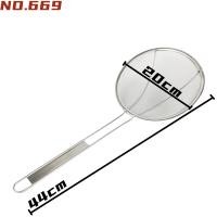 ราคา กระชอน กระชอนสแตนเลส กระชอนตักอาหาร กระชอนด้ามสแตนเลส ตะแกรงตาข่าย กระชอนกรองกากผลไม้ 5 ขนาด (15703348314)