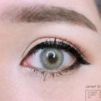 ราคา คอนแทคเลนส์ รุ่น Jenet ยี่ห้อ Pitchylens สายฝอ มีสี เทา ตาล สายตาปกติ (17518949347)