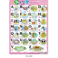 ราคา โปสเตอร์นิทาน ABC EQ 089 โปสเตอร์กระดาษอาร์ตมัน สื่อการเรียนรู้ (4649634400)