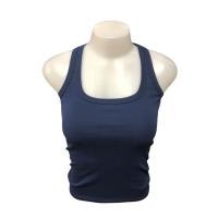 ราคา เสื้อกล้าม หลังเว้า ผู้หญิง ผ้า TC ผ้ายืด เรียบ ใส่สบาย (22352629778)