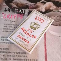 ราคา เข็ม เข็มเย็บผ้า ตรา มงกุฎ ขนาดกลาง หัวทอง ปลายแหลม ขนาด 2 3 4 นิ้ว ใช้สำหรับร้อยเส้นไหมพรม เย็บประกอบตุ๊กตา needles (12628138671)