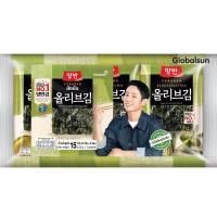 ราคา สาหร่ายยังบัน Yangban ยังบัน ล็อตใหม่ รสน้ำมันมะกอก 1 แพ็ค 3 ซอง ขนาด 5 กรัม (19502230177)