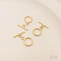 ราคา 9มิลลิเมตรมินิเข็มกลัดโซ่14 K ชุบทองหัวเข็มขัดเสร็จสร้อยคอ Diy สร้อยข้อมือของข้อต่อเชื่อม (20226215663)