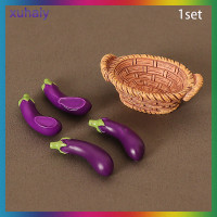 ราคา xuhaiy ชุดตะกร้าผักจำลองสำหรับ1 12บ้านตุ๊กตาผักตกแต่งบ้านตุ๊กตาของเล่นขนาดเล็กในครัว (21057465481)