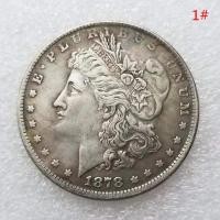 ราคา tianjunmaoyi 1PC 1878 1887 USA Morgan Silver Dollar 1คอลเลกชันที่ระลึกเหรียญสำเนา (21274284709)