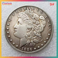 ราคา Galaa 1PC 1878 1887 USA Morgan Silver Dollar 1คอลเลกชันที่ระลึกเหรียญสำเนา (21346372979)