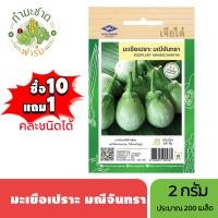 ราคา เจียไต๋ ซื้อ10แถม1 มะเขือเปราะ มณีจันทรา EGGPLANT MANEECHANTRA ขนาด1กรัม ประมาณ280เมล็ด เมล็ดพันธุ์พืช เมล็ดผัก ปลูกผักสวนครัว (22441827043)