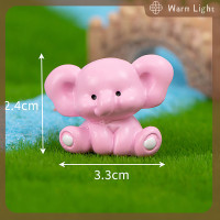 ราคา Warm Light ของประดับรูปช้างสีชมพูขนาดเล็กตุ๊กตาสัตว์น่ารักบ้านตุ๊กตาภูมิทัศน์ไมโครของตกแต่งรถยนต์ของเล่นขนาดเล็ก (22086605450)