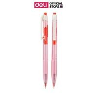 ราคา ปากกาลูกลื่น Deli ปากกา ปากกากด หมึกน้ำเงิน หมึกแดง เส้น 0 5mm แท่งสีใส อุปกรณ์เครื่องเขียน อุปกรณ์การเรียน แพ็ค 1 แท่ง (21543151349)