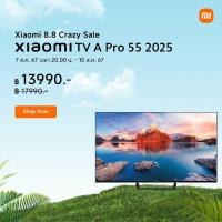 ราคา NEW Xiaomi TV A Pro 55 2025 Google TV หน้าจอ QLED 4K เสียงสุดดื่มด่ำจาก Dolby Audio DTS X DTS Virtual X (22421050097)