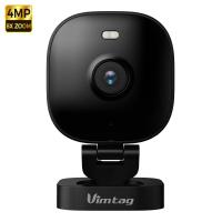 ราคา VIMTAG กล้องจิ๋ว WIFI เสียง2ทาง4MP HD การมองเห็นได้ในเวลากลางคืนสีเต็มรูปแบบการตรวจจับมนุษย์ เสียง IP66กล้องกันน้ำกลางแจ้งซีซีทีวี IP ทำงานร่วมกับ Alexa รองรับการติดตั้งการ์ด SD (22352241518)