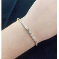 ราคา งานสั่งทำพิเศษเข้าเพิ่มแล้ว มีที่ร้านนี้ที่เดียว กำไลเพชรสวิชเกรดพรีเมียม หน้ากว้าง3 มิลรอบมือ 14 16 5cm หุ้มทอง5ไมครอน เทียบงานร้านเพชร แถมฟรี กล่องกำมะหยี่สีแดง (22192563997)