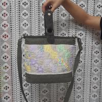 ราคา กระเป๋าถือคล้องแขนพร้อมสายสะพายไหล่ถอดเก็บได้Handmade patchwork hand bagผ้าคอตต้อนโมด้าและผ้าทอญี่ปุ่น (20393062600)