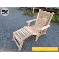ราคา เก้าอี้ทรายหาด เก้าอี้เอนหลัง ปรับระดับได้ พับเก็บได้ มีที่พักเท้า เตียงนอนไม้ เก้าอี้นอนไม้สัก เปลไม้สักแท้100 งานดิบ (21418071149)