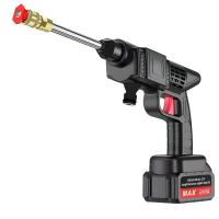 ราคา Makita แบตเตอรี่ลิเธียมแรงดันสูงปืนฉีดน้ำล้างรถแบบพกพาสวนกลางแจ้งชลประทานรดน้ำดอกไม้ในครัวเรือนรถทำความสะอาดปืนล้างรถ (22285618759)