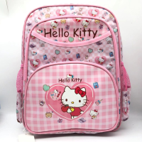 ราคา กระเป๋าเป้เด็ก Sanrio 15นิ้ว น่ารัก เป้เด็กประถม กระเป๋านักเรียน ลายการ์ตูน กระเป๋าเป้สะพายหลัง คุโรมิ คิตตี้ (22036988171)