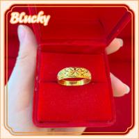 ราคา แหวนทอง แหวนทองแท้ ลายโปร่งหน้ามน น้ำหนัก 0 6 กรัม ทองคำแท้ 96 5 แหวน สินคเก็บเงินปลายทางได้ (22044774300)