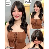 ราคา เบอร์ 64 รหัส Sharon วิกผมลอนสวอนปลายเล็กน้อย หน้าม้า หนังศีรษะเทียมแบบใหม่รูปตัวS แถมเน็ต ขาตั้ง ของแถม (22156709157)