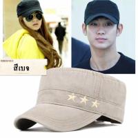 ราคา หมวกแก๊ป หมวกแฟชั่นสไตล์เกาหลีสำหรับผู้ชายหมวกเบสบอลฤดูใบไม้ผลิและฤดูร้อนหมวกกันแดดบังแดดกลางแจ้งหมวกทหารปีกสั้นหมวกแบน (175258816)