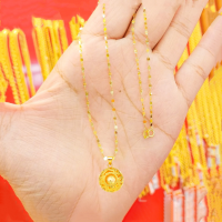 ราคา สร้อยคอทองคำแท้ น้ำหนัก 1 สลึง พร้อมจี้ ทองคำ 96 5 O สร้อยคอยาว 45 ซม สินคเก็บเงินปลายทางได้ ทอง แท้ หลุด จำนำสร้อยคอทองครึ่งสลึง โซ่ตัน พร้อมจี้ สร้อยแฟชั่น กำไรมงคลนำโชค (22450511443)