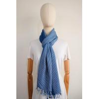 ราคา ผ้าพันคอย้อมคราม ทอมือ 4 ตะกอ (22159606136)