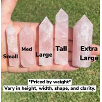 ราคา Rose Quartz Point Rose Quartz Crystal Point Rose Quartz Stone Point Healing Crystals and Stones Raw Rose Quartz Crystal Point (13596315556)