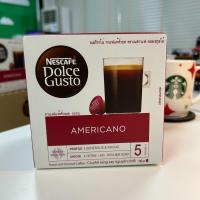 ราคา NESCAFE DOLCE GUSTO เนสกาแฟ โดลเช่ กุสโต้ แคปซูลกาแฟ NEW AMERICANO นิว อเมริกาโน่ แคปซูลกาแฟคั่วบด 16แคปซูล กล่อง (22426226893)