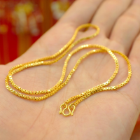ราคา สร้อยคอทองคำแท้ 18K หรือ สร้อยอิตาลี น้ำหนัก 1 6 กรัม ยาว 18 นิ้ว ทอง แท้ หลุด จำนำ ไม่ลอก ไม่ดำ ไม่คัน สร้อยคอทอง หนัก1บาทลายสี่เสา ยาว24นิ้ว สินค้าขายดี ชุบเศษทองเยาวราช (22450593220)