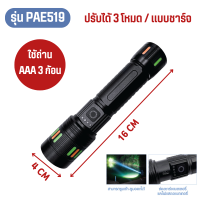 ราคา ไฟฉาย ไฟฉายLED ไฟฉายแรงสูง ปรับ 6 ระดับ ชาร์จUSB (22360200875)