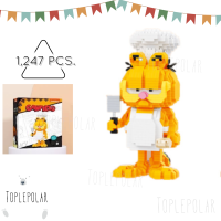 ราคา ชุดตัวต่อ นาโน Block จิ๋ว ขนาดใหญ่ 1000ชิ้น Balody18330 ชุดแมวส้มกาฟิวใส่ชุดพ่อครัว จำนวน 1247 ชิ้น ของเล่น ของสะสม ของขวัญ ราคาถูก (12271803837)