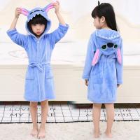 ราคา เสื้อคลุมอาบน้ำยูนิคอร์น Kigurumi สำหรับเด็กผู้หญิงชุดนอนรุ้งยูนิคอร์นดาวชุดคลุมอาบน้ำมีฮู้ดลายการ์ตูนชุดนอนคอสเพลย์สัตว์ (19284186007)